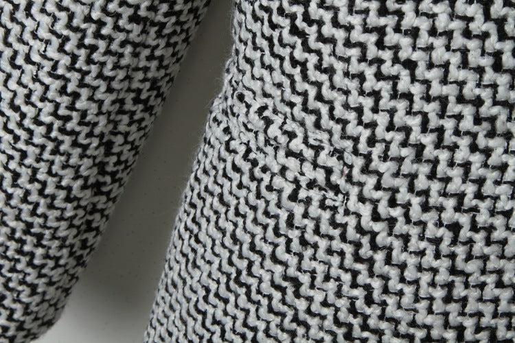 Manteau Slim en Laine à Manches Longues Élégance Intemporelle