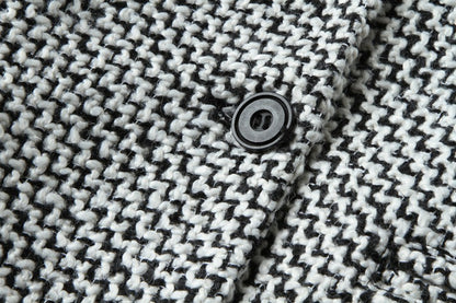 Manteau Slim en Laine à Manches Longues Élégance Intemporelle