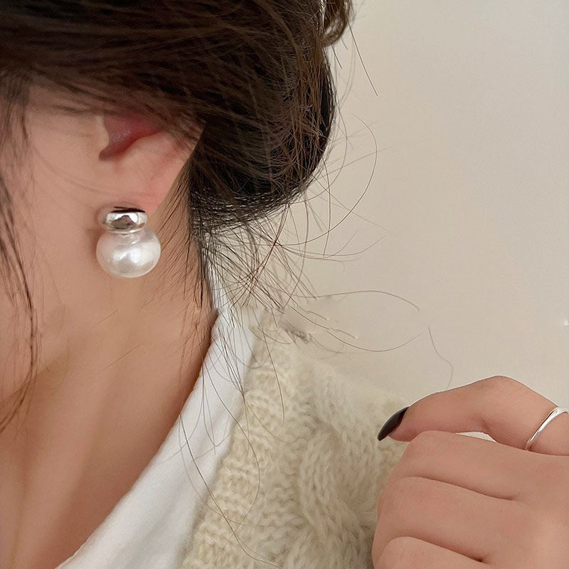 Boucles d'oreilles rétro tendance, faciles à assortir pour femme.