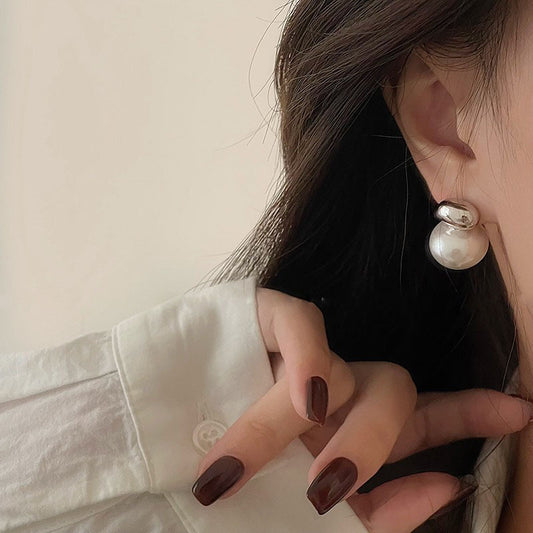 Boucles d'oreilles rétro tendance, faciles à assortir pour femme.